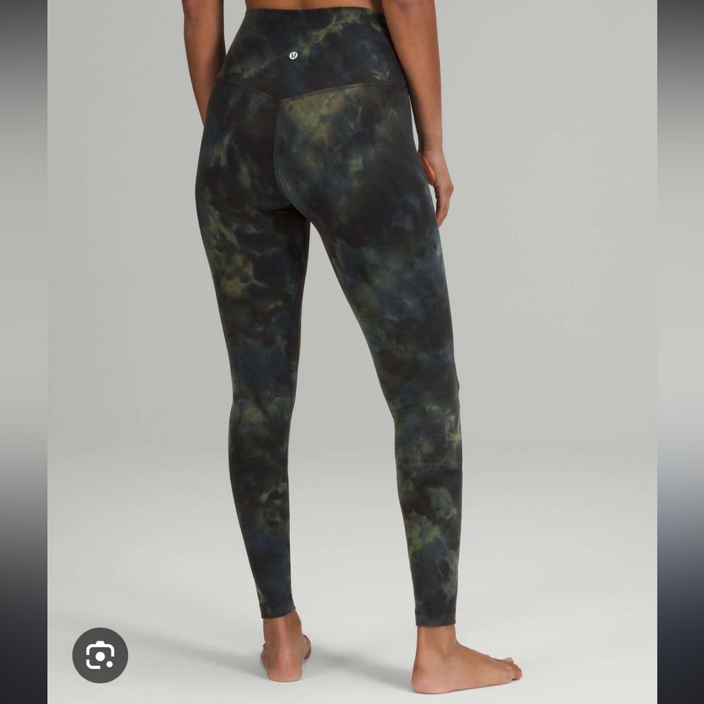 Lululemon Align 25”, Diamond Dye Bronze Green, Size 2